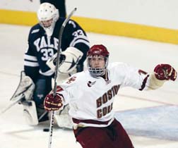 Jimmy Hayes: Stands out for BC&amp;#039;s national champs (AP photo)